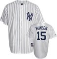 Thurman Munson #15 New York Yankees Cooperstown Replica Jersey