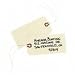 Twine-Strung Manila Shipping Tags, Size #6, 5-1/4x2-5/8, Manila, 1000/Box AVE12506
