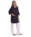 Salon Elements Hair Stylist Jacket Cover Up Black OS