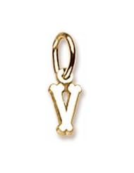 Rembrandt Charms Letter V Charm