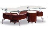 Coffee Table-High Gloss Mahogany