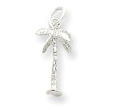 Sterling Silver Palm Tree Charm