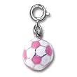 High Intencity CHARM IT! PINK SOCCER BALL CHARM