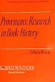 Provenance Research In Book History : A Handbook