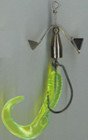 Silver Weedless Spinner Bait