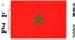 Vinyl Decal- Morocco Flag Sticker