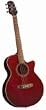 Takamine G Series G260C-WR FXC Acoustic Guitar, Wine Red