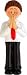 2142 First Communion Male Brunette Personalized Christmas Ornament