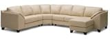 IMAGE OF Cato Sectional Sofa Series Leather Sectionals Configuration 4 from Palliser