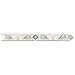 Dune Emphasis Ceramic Borders Wall 1 1/4 x10 Lipari II Gris Ceramic Tile & Stone
