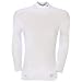 Nike Pro Core Tight Mock Baselayer Top - Long Sleeved - White/Grey - M 40/102cm