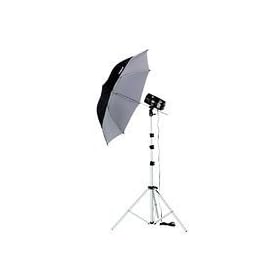 Smith Victor FL160 Monolight Lighting Kit with One 100 watt second Flash, Light Stand & Umbrella.