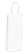 5 1/4" x 3 1/4" x 13" White Shopping Bag&yuml; (BGS102W) Category: Paper Shopping Bags