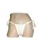 Lycra Tie On The Side Thong (White-One Size)
