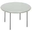 Iceberg Enterprises ICE65247 Round Folding Table- 600 lb Cap.- 48in.x29in.- Charcoal