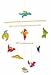 Baby Dragons Wooden Ceiling Mobile