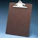 Hardboard Clipboard, 100% Recycled, Legal Size, MDF, MADE IN USA, Brown, EA SAU05613