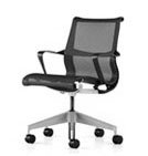 Setu Office Chair by Herman Miller With Arms Graphite Frame Graphite 5 star base with standard carpet casters 11S%2BkFnMijL. SL160 Setu Office Chair by Herman Miller With Arms Graphite Frame Graphite 5 star base with standard carpet casters