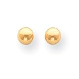 14k 4mm Ball Childrens Earrings