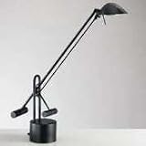 Catalina Lighting W4400 Counter-balanced halogen desk lamp, 22 reach, black