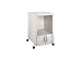 Lexmark Druckerunterschrank mit Ablagefa