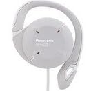 Panasonic RP-HS22 Sport Clip-On Headphones with Washable Earpads (White)