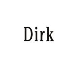 Clearly Charming Dirk RED HEART Laser Name Italian Charm Link