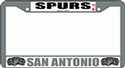 San Antonio Spurs Chrome License Plate Frame