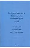 The commentaries on the minor Epistles of Paul