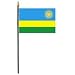 Rwanda Miniature Flag
