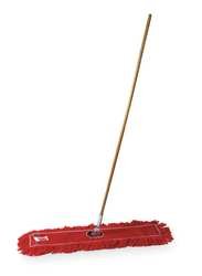 Tough Guy 1TZB7 Dust Mop Kit, Cotton, Sz 36 In, Red/Red