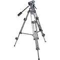 Konig Heavy Duty Professional Video Camera Tripod with Pro Fluid Head