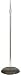 ATLAS SOUND MS10C MICROPHONE STAND CHROME