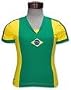 Brazil WC 2006 Womens Supporters Jersey