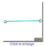 Soccerball Curtain Rod Set