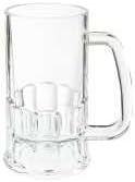 GET 00085-SAN-CL - 20 oz Beer Mug, SAN, Clear