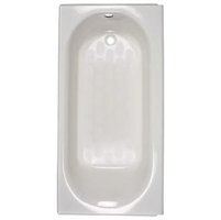 American Standard 2390.202.020 Princeton Recess 5-Feet by 30-Inch Left-Hand Drain Bath Tub, White