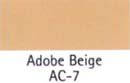 BENJAMIN MOORE PAINT COLOR SAMPLE Adobe Beige AC-7 SIZE:2 OZ.