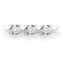 10kt. White Gold, 1/4 ct. tw. Diamond Fashion Bracelet