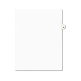 Avery-Style Legal Side Tab Divider, Title: 32, Letter, White, 25/Pack