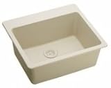 Elkay ELG2522BQ Gourmet® Single Bowl Sink E-Granite Top Mount Biscuit