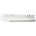 Broan #463001 30" White Conv Range Hood