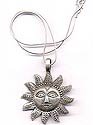 Pendant In Sterling Silver Handcrafted Indian Style Jewelry Size 2.5 " (pndt120) by ShalinCraft