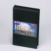Click here to buy Standard Grade VHS Videotape Cassette, Eight Hours, Three per Pack by TDK.