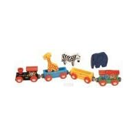Wooden Animal Train Set 7 Piece