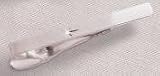 Colibri Silver Tone Tie Bar with Diamond - ATA-024-W