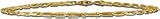 10 14k Baguette Anklet