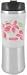 White & Pink Hibiscus Flower 14oz Reusable Stainless Steel Inside Liner Travel Tumbler Mug