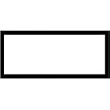 Dennis Daniels Essential Gallery Wood Molding Special Size Frame for a 3.5 x 10 Panorama Photograph, Color: Ebony Black.