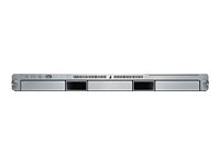 Apple Xserve G5 - Server - rack-mountable - 1U - 2-way - 1 x PPC G5 2 GHz - RAM 1 GB - hot-swap 3.5" - HDD 1 x 80 GB - CD-RW / DVD - Gigabit Ethernet - MacOS X Server Unlimited Client Edition - Monitor : none